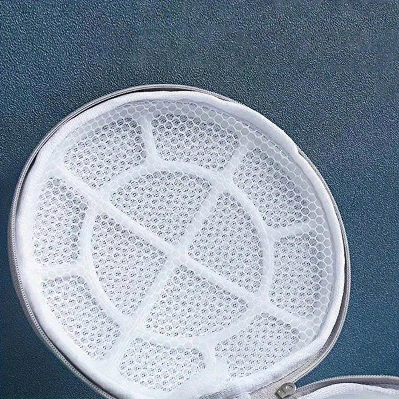 White Lingerie Laundry Bag with Zipper, Honeycomb Mesh Bra Washing Bag - Effectively Filters Impurities, Bras, Underwear, Socks, Stockings