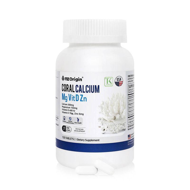 

NZ Origin Coral Calcium Mg VitD Zn 120ct