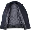 Middle-aged dad lapel short woolen coat men's winter thickened and warm removable white duck down lining cashmere coat