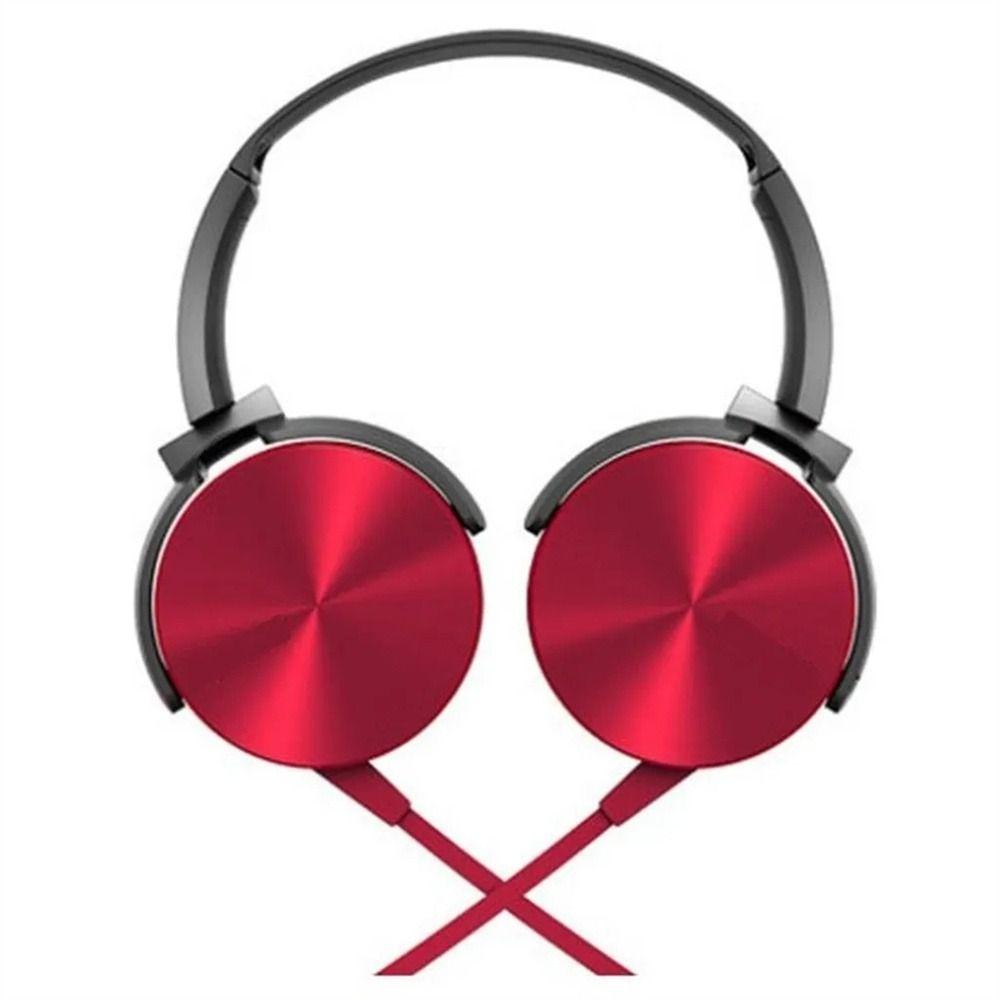 Cuffie cablate con cancellazione del rumore, bassi potenti, auricolari da 3,5 mm per telefono cellulare/tablet/PC/computer