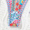 2024 European & American Print Triangle Cup Tie-Up Bikini Swimsuit for Women