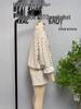 European & American Style Women's Polka Dot Bubble Jacket with Stand Collar