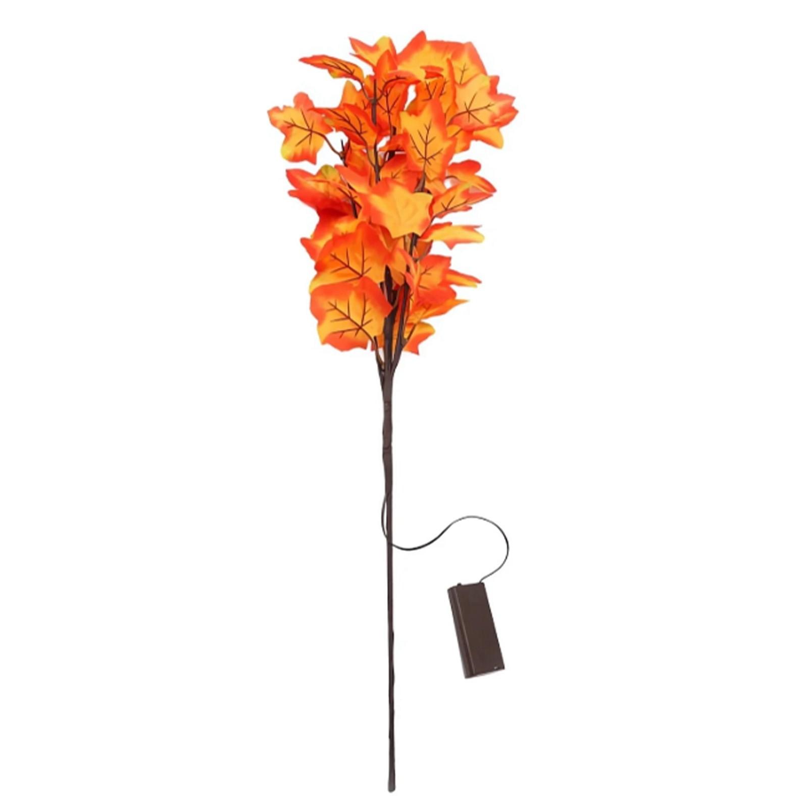 

Maple Leaf Decorative Lights, With Lights That Glow, Battery-powered Artificial Maple Leaf Branch Lights, Tabletop Decorative Lights, Suitable For One Size