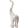 Aris & Juno Elegant Resin Elefant Statue - Moderne Boligindretning, for Dyreelskere