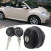 Automotive Replacement ABS Cap Caddy Cap 7*7*8cm Straightforward Installation Two Keys Included Compact Design