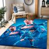 Football Player Action Area Rug Perfect for Decorate room Dining Room Balcony Bedrooms Antislip Carpet Office home decor Best for Christmas