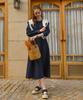 PIGMENT Spring Shirred Dress (Kyop2511058)