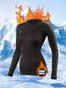 Women's Fleece-Lined Thermal Underwear Set, 2-Piece Base Layer for Cycling, Skiing, Yoga, Outdoor and Casual Wear