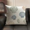 Cushion Cover Simple Shell Breathable Linen Organic Fabric DoubleSided Printing Sofa Pillow Case Home Decor