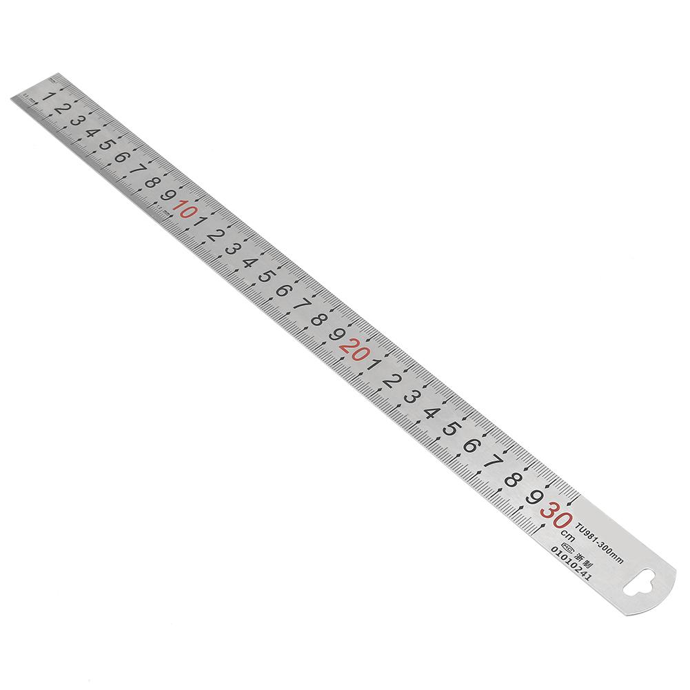 300mm Stainless Steel Ruler Measurement Tool   Markings