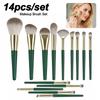 14-Piece Set Makeup Brush Set Super Soft Washable Make Up Brushes Reusable Foundation Brush