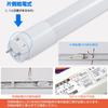 Single-sided Power Supply, Straight Tube LED Lamp, 40W Equivalent, Ultra-high Brightness 3200LM, Daylight Color 6000K, 320-degree Wide Beam Angle,