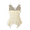 2026 Spring/Summer New Women's Sweet Style Irregular Lace-Up Camisole Top