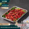 Baijie 304 Stainless Steel Deep Rectangular Serving Tray