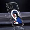 Custodia per Telefono Singer T-Taco Hemingway Per iPhone 17 16 15 14 13 12 Pro Max Plus Con Custodia Magnetica Trasparente Ricarica Wireless