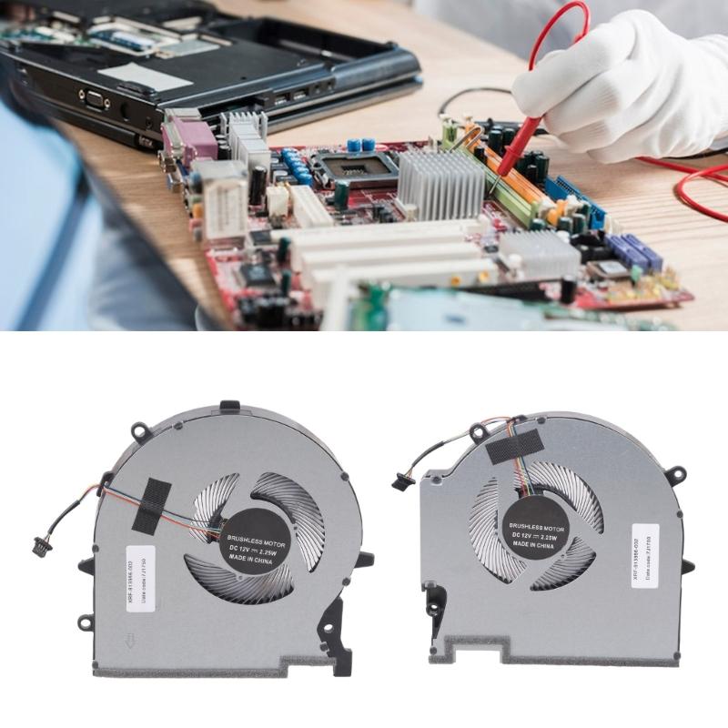 CPU GPU Cooling Fan Notebook Cooling Metal Heat Dissipation Fan for 17 Shadow Elf 7 8 9 Plus TPN-Q266 M7889-001 Laptop Notebook