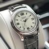 Men's Quartz Movement Clock Leather Strap Watch Number Wristwatch