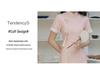 Pink Beaded Embroidered Slim-Fit Cheongsam with Press-Stud Closure