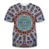 Neue mysteriöse Symbole Trippy 3D-Druck T-Shirts Herren Damen Leuchten im Dunkeln Kurzarm-T-Shirt Oversize-T-Shirts Oberteile