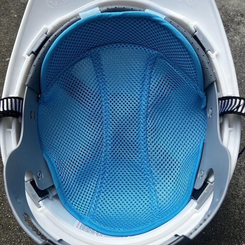 1 Piece Safety Cap Cooling Pad Sweat-Absorbing Ventilation Head Protection Adult Helmet Insert Liner Breathable Mesh Sweat Band