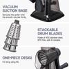 Feliator Manual Rotary Grater LYCENXI, 3 In 1, 3 Interchangeable Blades, for Cheese, Vegetables, Fruits Kitchen Shredder