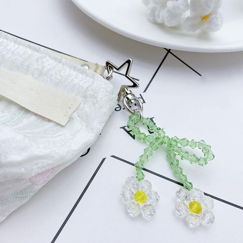 Handmade Beads Keychain Durable Material for Detail Oriented Individuals