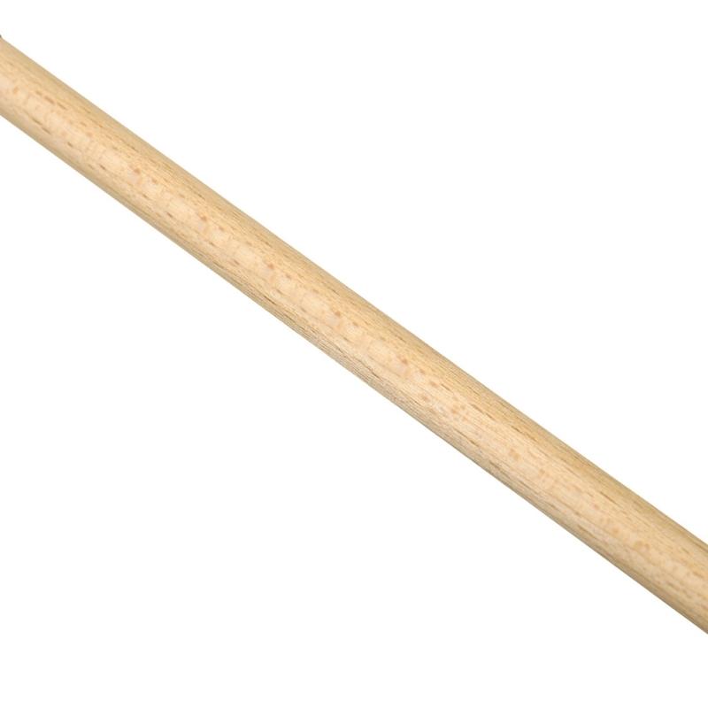 1 Pair Music Student Drum Sticks Wood and Stainless Steel Drum Mallets for Music Enthusiasts and Studio Recording Use