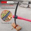 Mengpao Rail Steel Narrow Pickaxe with Wooden Handle
