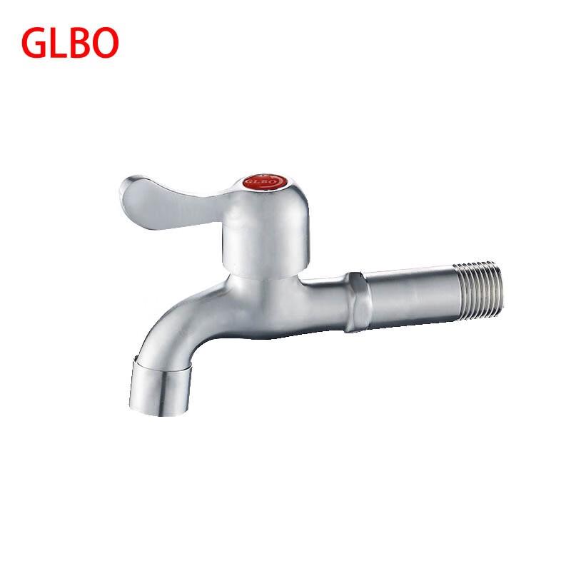 GLBO 304 Stainless Steel Wall-Mounted Single Cold Faucet
