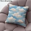Sky Cloud Print Throw Pillow Covers Pattern Cushion Cover Suitable For Sofa Bedroom Car Pillow Cover