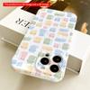 Pastel Cats Pattern Phone Case All Inclusive Film Hard Phone Case, Compatible with iPhone 18 Pro Max 17 16 15 14 13 12 11