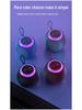 Portable Bluetooth Speaker with Colorful Lighting and Subwoofer for Outdoor Parties (Bluetooth 5.3)