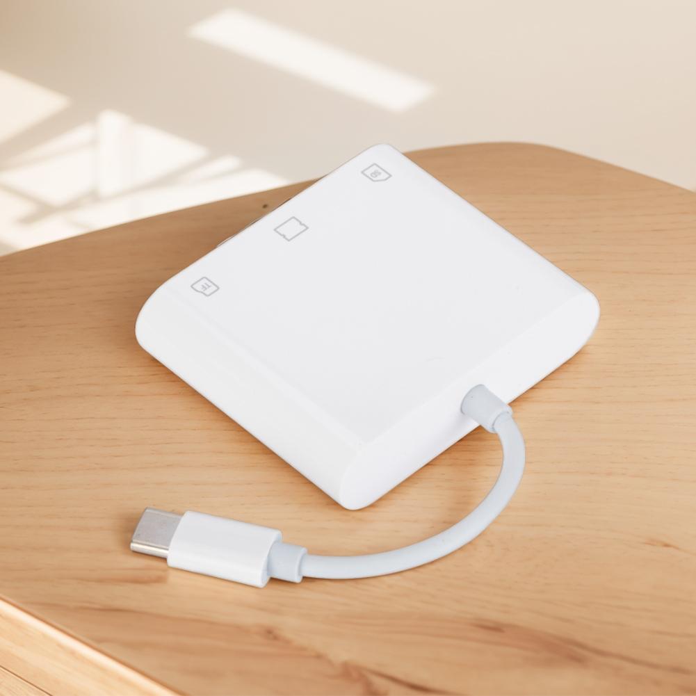 3 in 1 Type C To CF/SD/TF Card Adapter Memory Card Reader CF SD TF Compact Camera Card Reader for iPad iPhone 15 MacBook Samsung