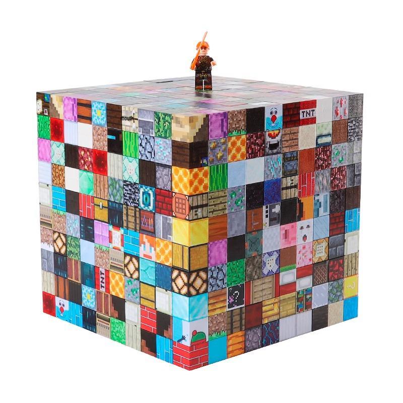 Magnetic Cube Building Blocks - Strong Mini Magnets for Kids' Toys and Figurines