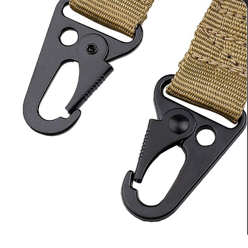Tactical Two Points Sling Bungee Shoulder Strap Durable Nylon Rifle Belt Heavy Duty Sling for Outdoor Hunting Sports Accessories