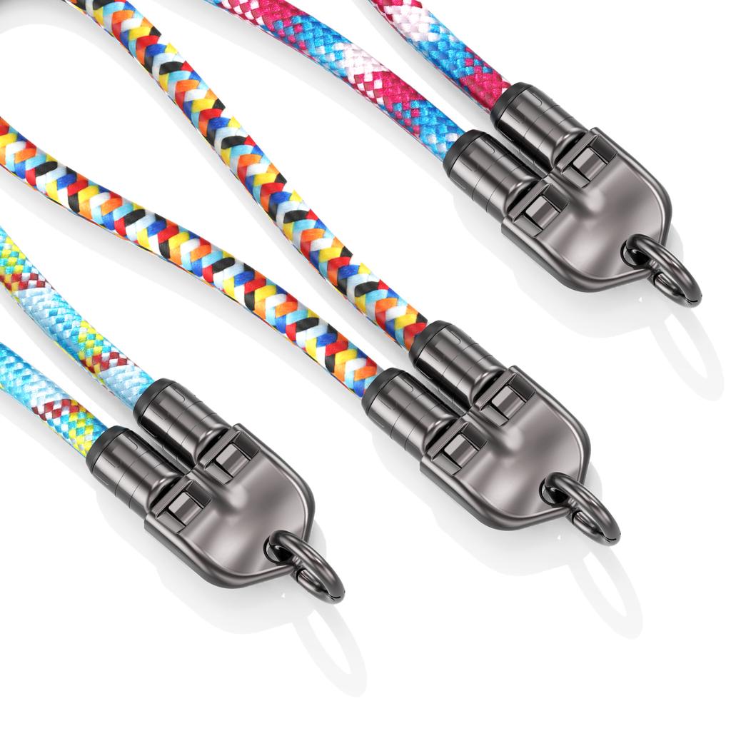 30CM 240W USB C Cable Braided Aluminum Phone Lanyard Type C To Type C Cable Fast Charging USB Cable