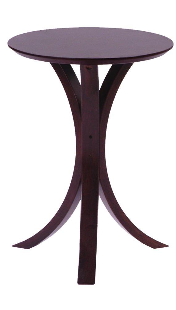 AZUMAYA Side Table, 40cm Diameter, Brown, NET-410BR
