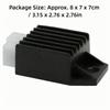 12V Voltage Regulator 4-Pin ATV Rectifier Regulator Durable Scooter Rectifier  For ATV