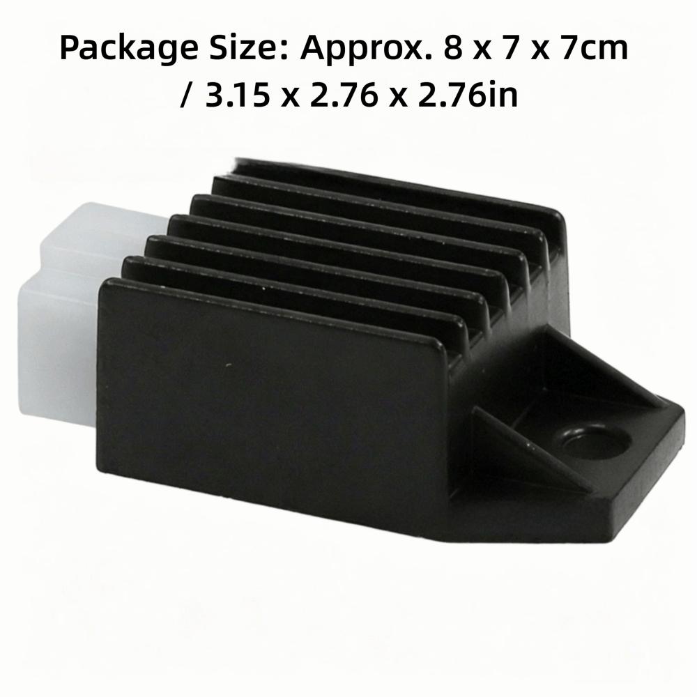 12V Voltage Regulator 4-Pin ATV Rectifier Regulator Durable Scooter Rectifier For ATV