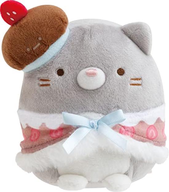 

Sumikko Gurashi Кошки-братья и сестры и Кондитерская Коллекционная плюшевая игрушка Кошки-братья и сестры [Серый] MF35501