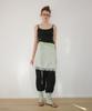 Ronron Lace Trim Wrap Skirt Mint