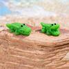 60Pcs Miniature Crocodile Figurine Mini Animal Resin Statue Ornament Educational Toy Dollhouse Fairy Garden Landscape Aquarium Decoration