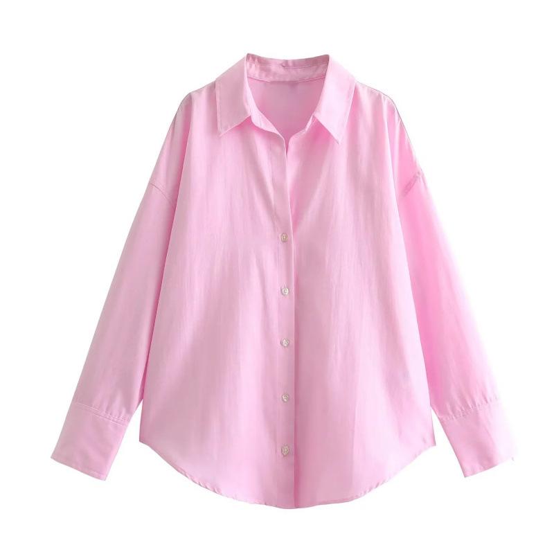 European American Women's Casual Cotton Oxford Shirt - Fashionable and Hot Selling