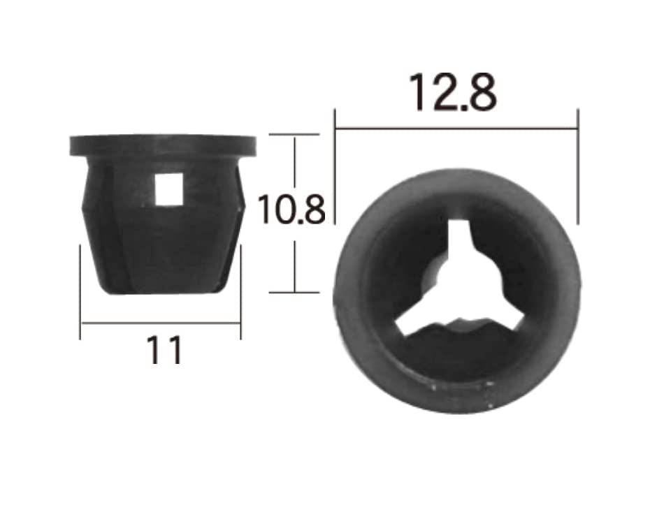 Boston BC5702 Car Parts Front Grille Clip Brown 10 Per Bag