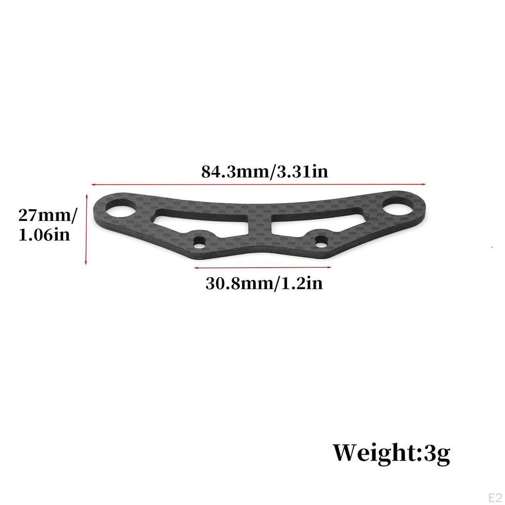 Carbon Fiber Pressure Plate Car Accessories Anti Collision Block Fixing for 1:10 Scale Control