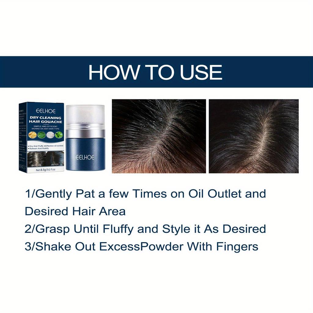 Dry Shampoo Powder Hair Volumizing Powder Refreshing Air-Feeling Powder Lightweight Texture Hair Styling Tool