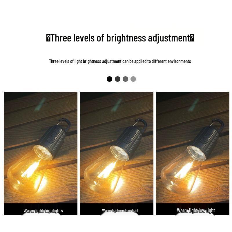 Best-Selling Solar Rechargeable Camping Light - Portable Spherical Tent Bulb