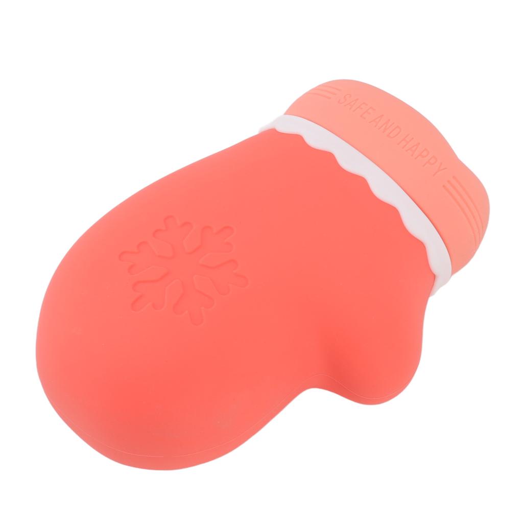 Silikon Heißwasserflaschenbeutel Niedlich Mikrowellengeeignet Tragbar Warmwasserbeutel Beutel für Studenten Rosa