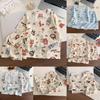 Crayon Shin Chan Hachiware Labubu Kinder-Schlafanzug-Set Aus Blasenbaumwollstoff Für Sommerlichen Komfort