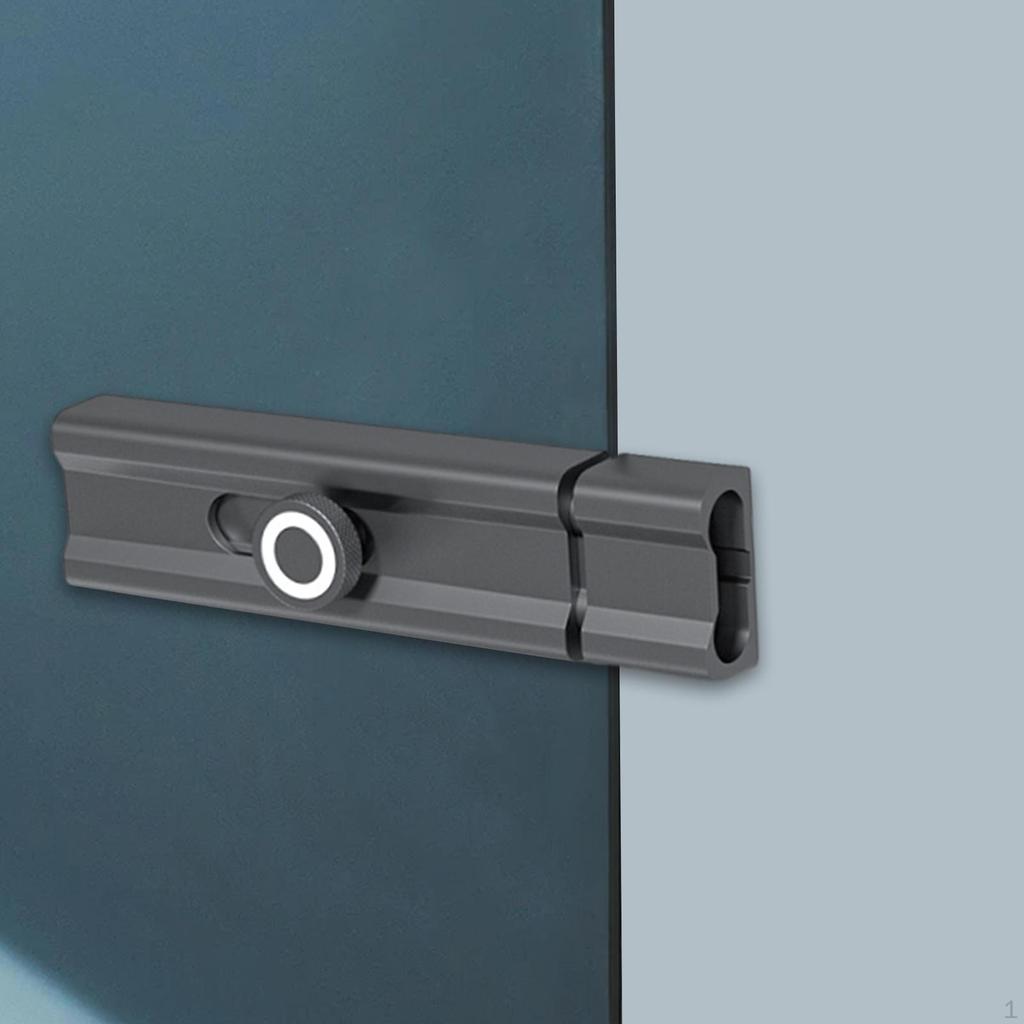 Slide Bolt Door Latch Aluminum Alloy Lock Hardware Reliable for Home Office